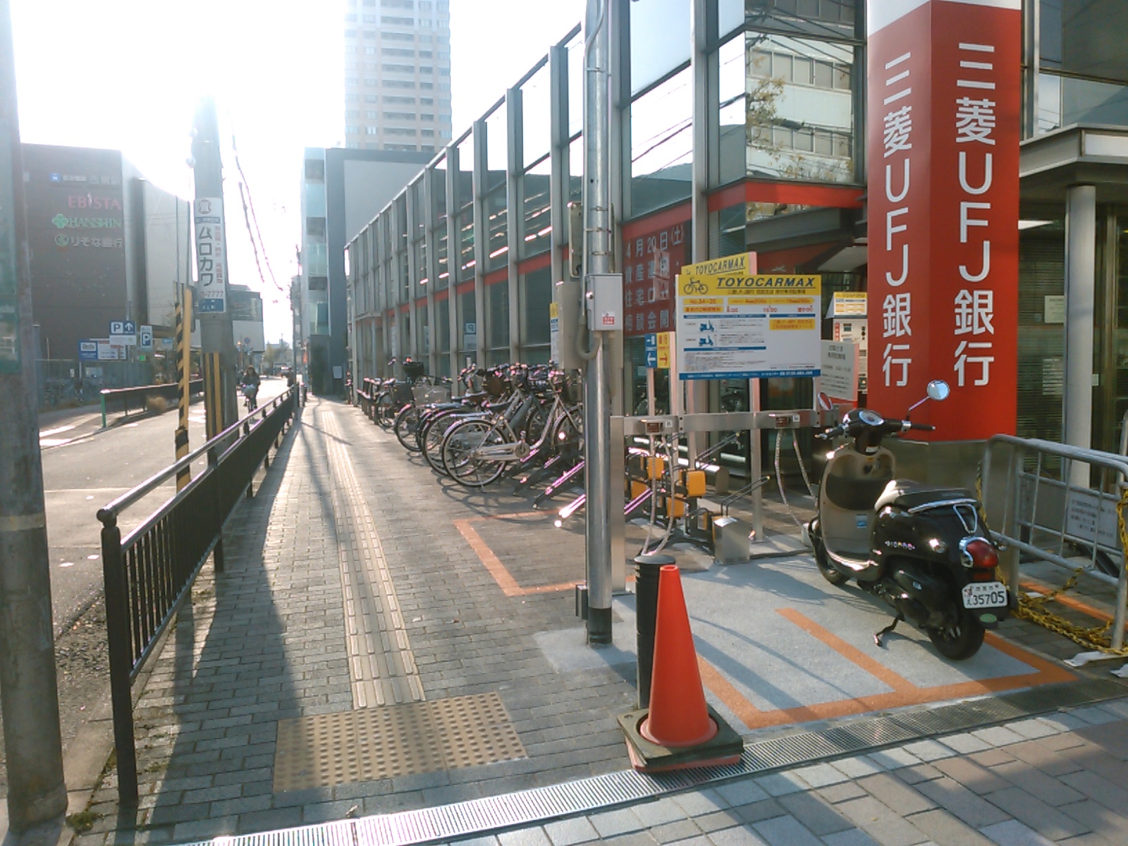 上町駅 自転車 一時利用 ない
